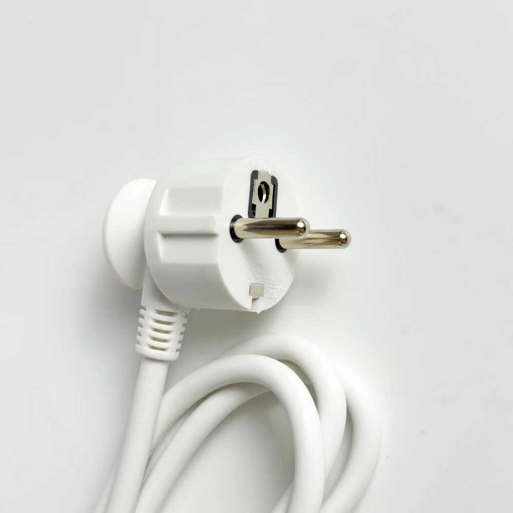Удлинитель АСКО 3р 2м с заземлением USB + Type C белый ( ECO019001001 )